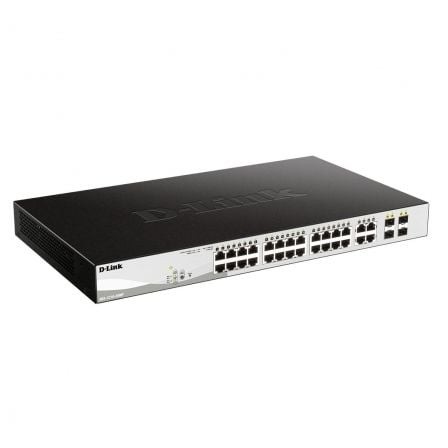 Switch D-Link Smart Plus DGS-1210-28MP 28 puertos, RJ-45 10/100/1000 PoE, SFP