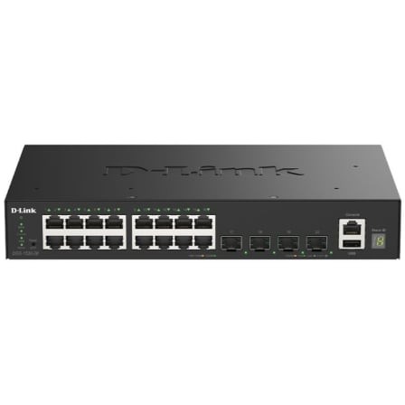 Switch Gestionable D-Link DGS-1530-20/E, 16 puertos, RJ-45 10/100/1000