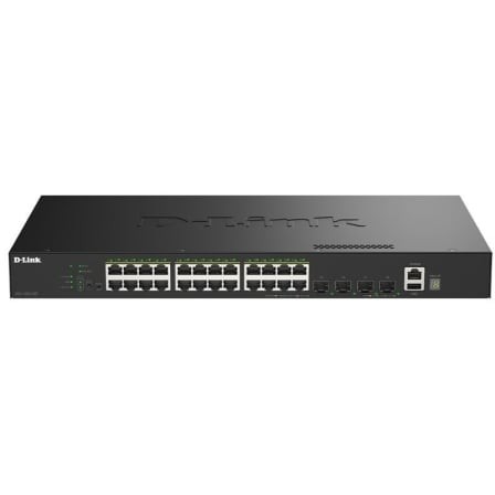 Switch Gestionable D-Link DGS-1530-28P/E 24 puertos, RJ-45 10/100/1000, PoE, SFP