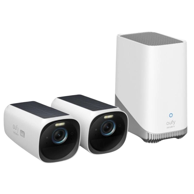 Cámara de vigilancia Eufy Security S330 eufyCam 3 Blanco/Negro 4K Solar
