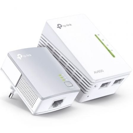 Adaptador PLC TP-Link TL-WPA4221 KIT 600 Mbps, alcance 300 m, pack de 2