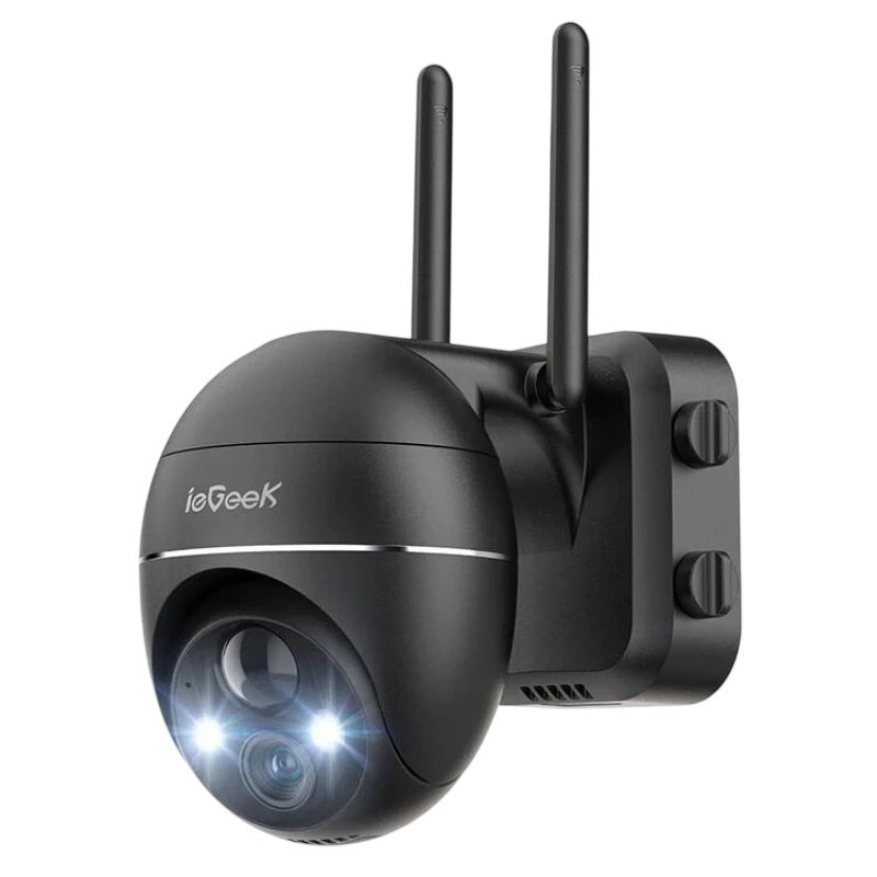 Cámara de vigilancia ieGeek ZS-GX1S Negro 2K WiFi IP65