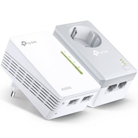 Adaptador PLC TP-Link TL-WPA4226 KIT AV600 600 Mbps, alcance 300 m, pack de 2