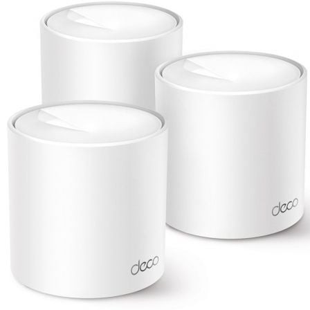 Sistema wifi mesh TP-Link Deco X10 1500 Mbps, 2,4 GHz y 5 GHz, pack de 3