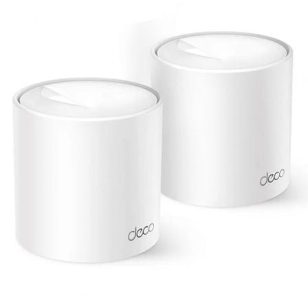 Sistema wifi mesh TP-Link Deco X10 1500 Mbps, 2,4 GHz y 5 GHz, pack de 2