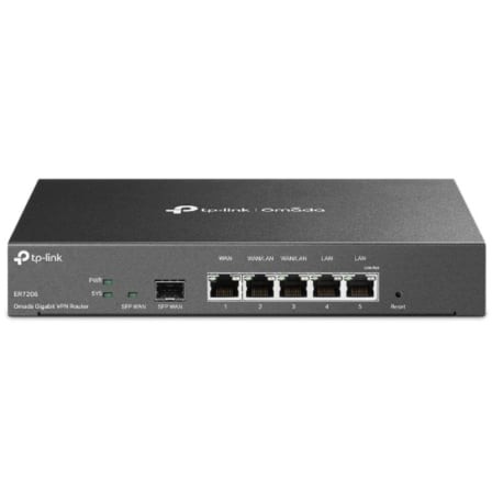 Router VPN TP-Link Omada TL-ER7206, 5 puertos multi-wan