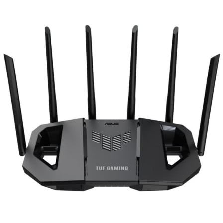 Router wifi 5G Móvil Asus TUF Gaming BE6500, wifi 7, 6500 Mbps, 2,4 GHz y 5 GHz, 6 antenas