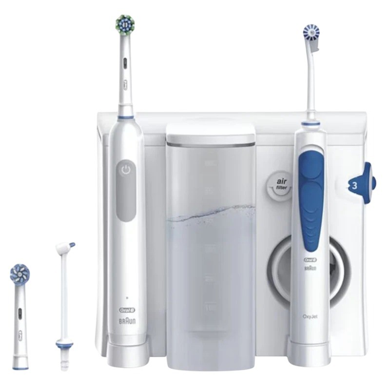 Cepillo de dientes eléctrico + irrigador dental Oral-B Health Center Pro Series 1