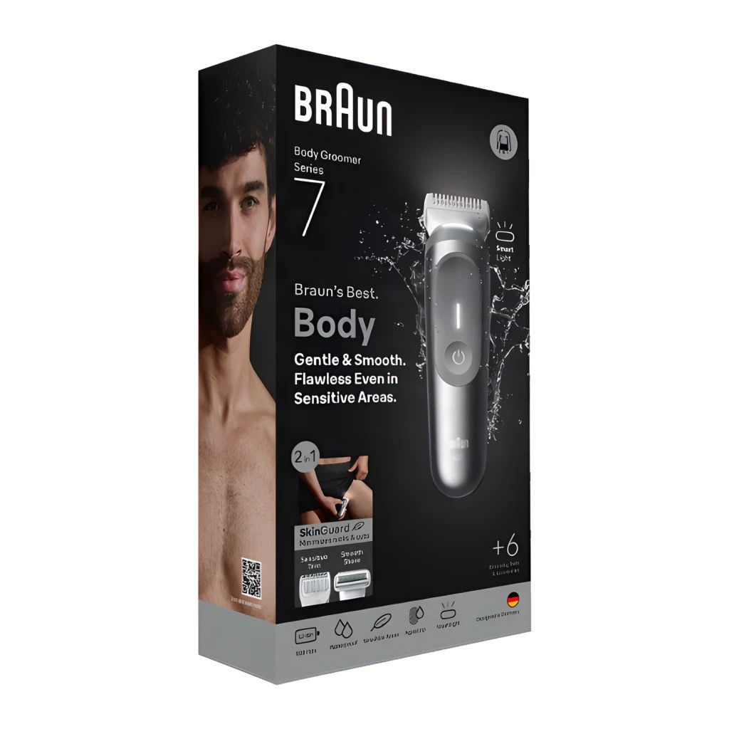 Afeitadora corporal Braun Series 7 BG7550 seco y mojado inalámbrico