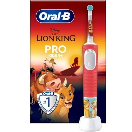 Cepillo de dientes eléctrico Oral-B Pro Kids 3 Rey León, Incluye 1 Recambio