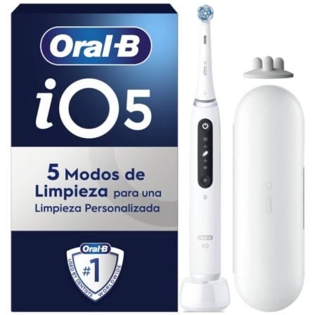 Cepillo de dientes eléctrico Oral-B iO Serie 5S, blanco