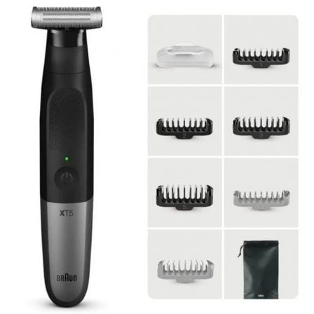 Afeitadora Braun Wet and Dry Serie X XT5200, con batería, 6 Accesorios