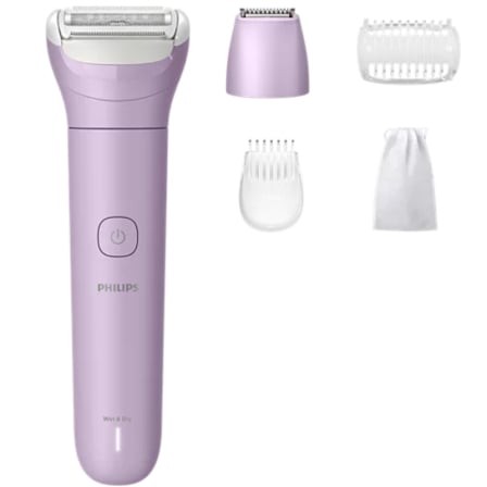 Cortapelos Philips Lady Shaver 6000 BRL138/00, con batería, 4 Accesorios