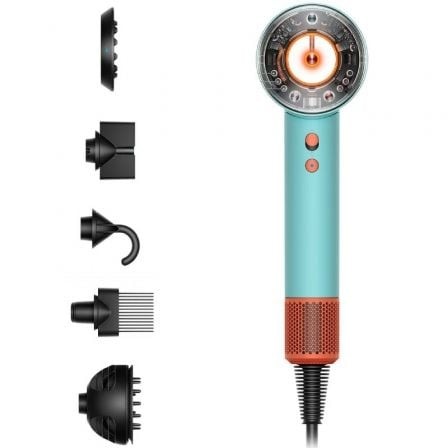 Secador Dyson Supersonic Nural, 1600W, iónico, azul