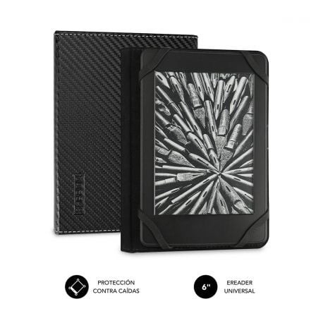 Funda para libro electrónico Subblim Clever Case, negra