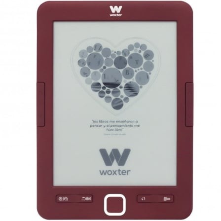 Libro electrónico Woxter Scriba 195, 6", tinta electrónica, rojo