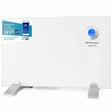 Panel calefactor radiante Orbegozo REW 1000, 1000W, WiFi
