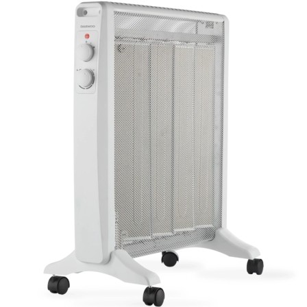 Radiador de mica Daewoo DW9508, 2 potencias, 1000-2000W